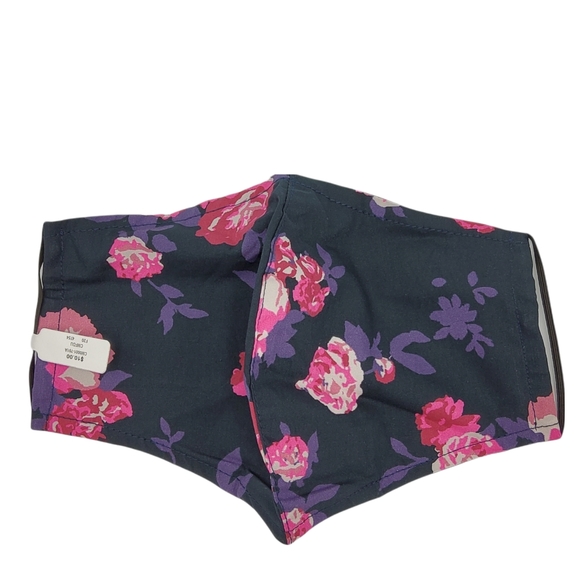 Francesca's Collections Floral Face Mask 100% Cotton Washable & Reusable NWT - Picture 2 of 2